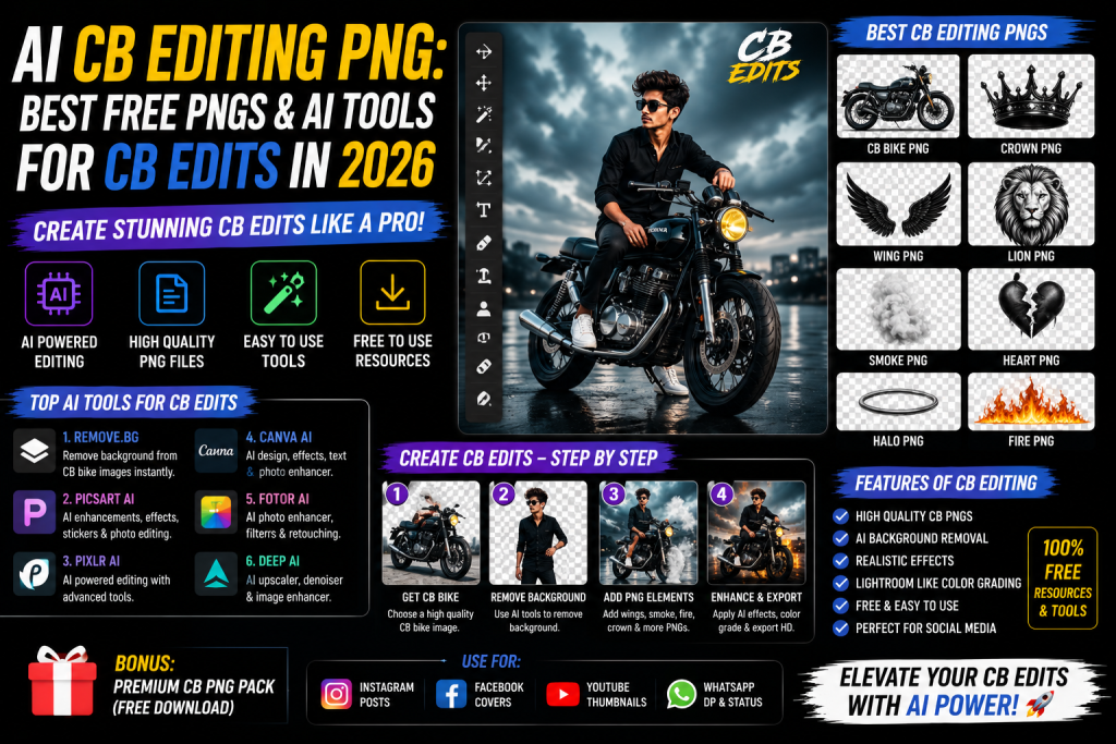 AI CB Editing PNG Best Free PNGs and AI Tools for CB Edits in 2026