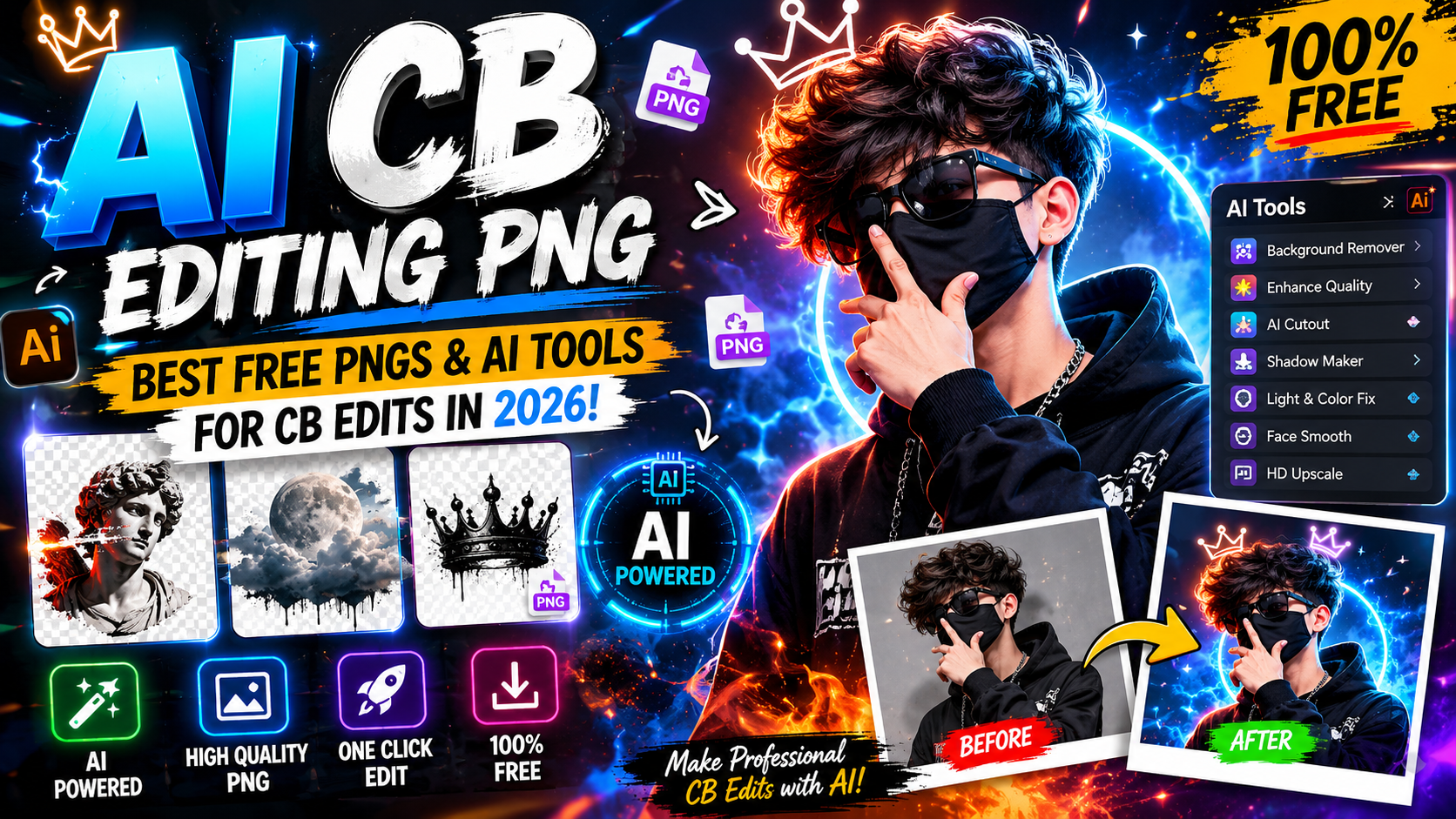 AI CB Editing PNG Best Free PNGs and AI Tools for CB Edits in 2026