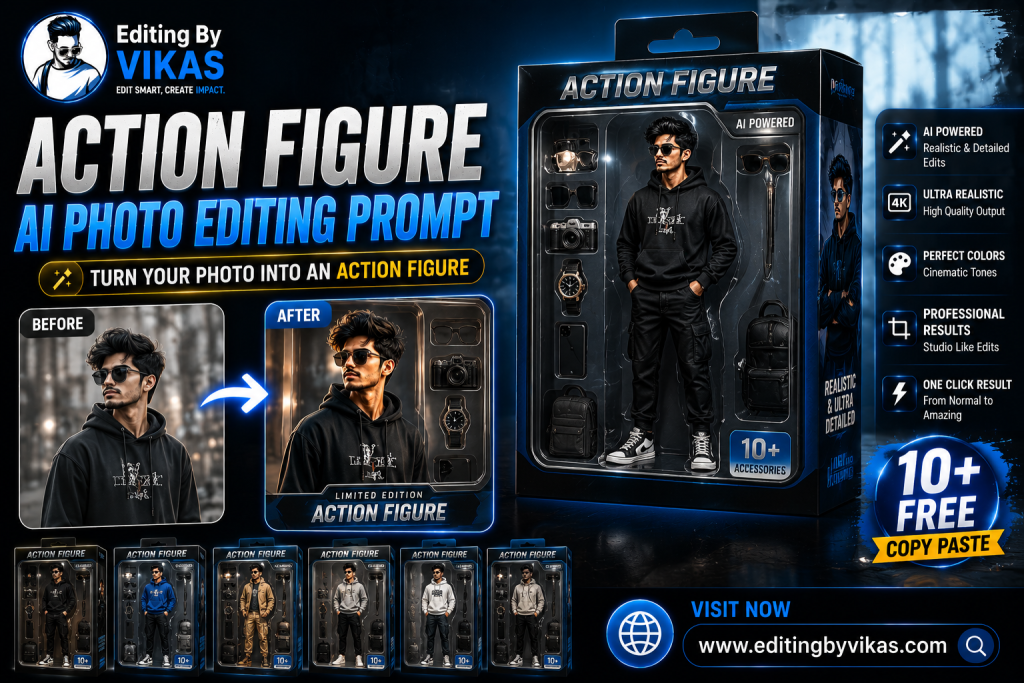 Action Figure AI Photo Editing Prompt 2026 (20+ Free Copy Paste, Gemini)