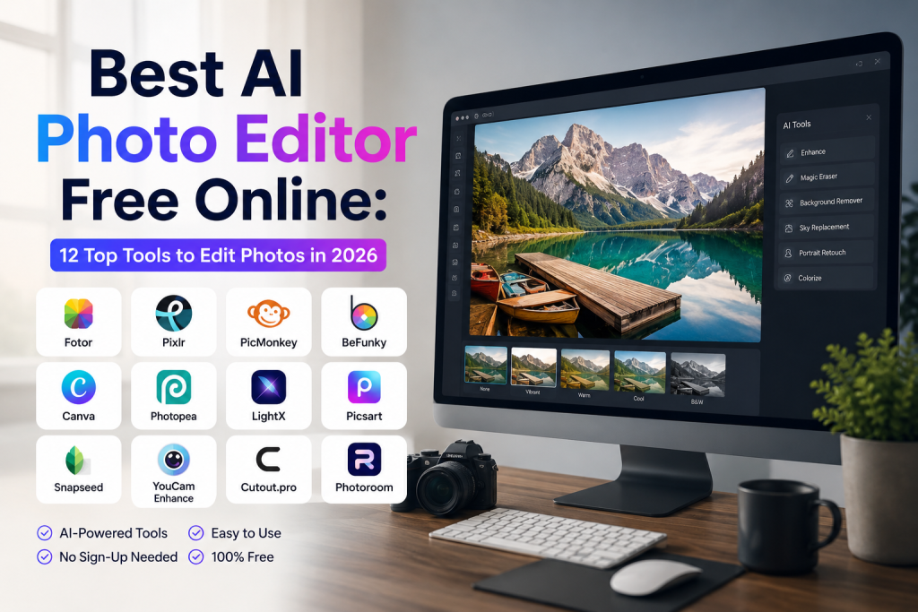 Best AI Photo Editor Free Online 12 Top Tools to Edit Photos in 2026