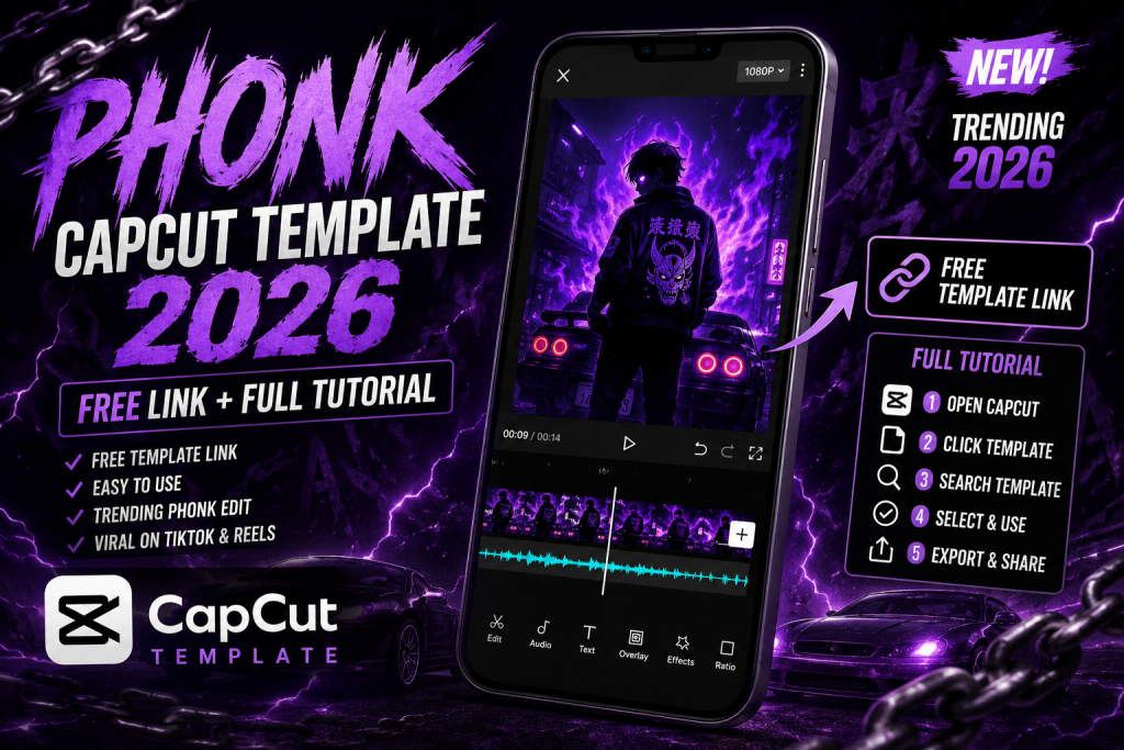 Phonk CapCut Template 2026 (Free Link and Full Tutorial)