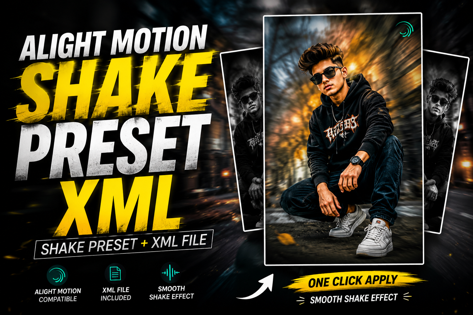 Alight Motion Shake Preset XML 2026 (Free Copy Paste)