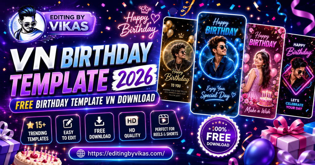 VN Birthday Template 2026 Free Birthday Template VN Download