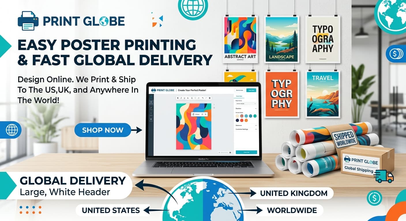 Best Online Poster Printing Services for the US, UK, and Global Orders